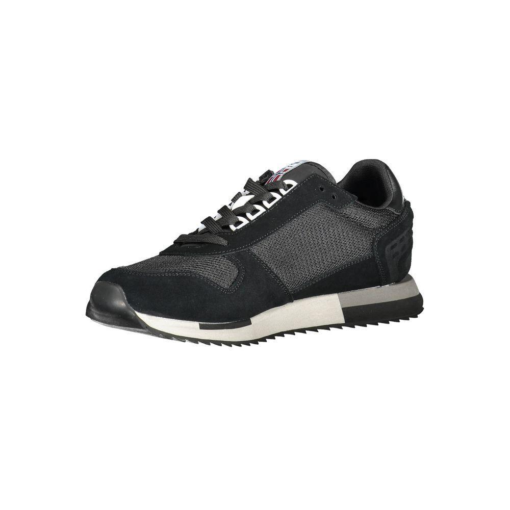 Napapijri Black Polyester Sneaker NA-11434-EU42/US9