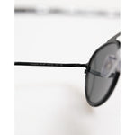 Dolce & Gabbana Matte Black DG2276 Metal Rim Round Shades Sunglasses