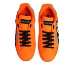 Dolce & Gabbana Orange Portofino Logo Tape Men Sneakers Shoes MV7592-43