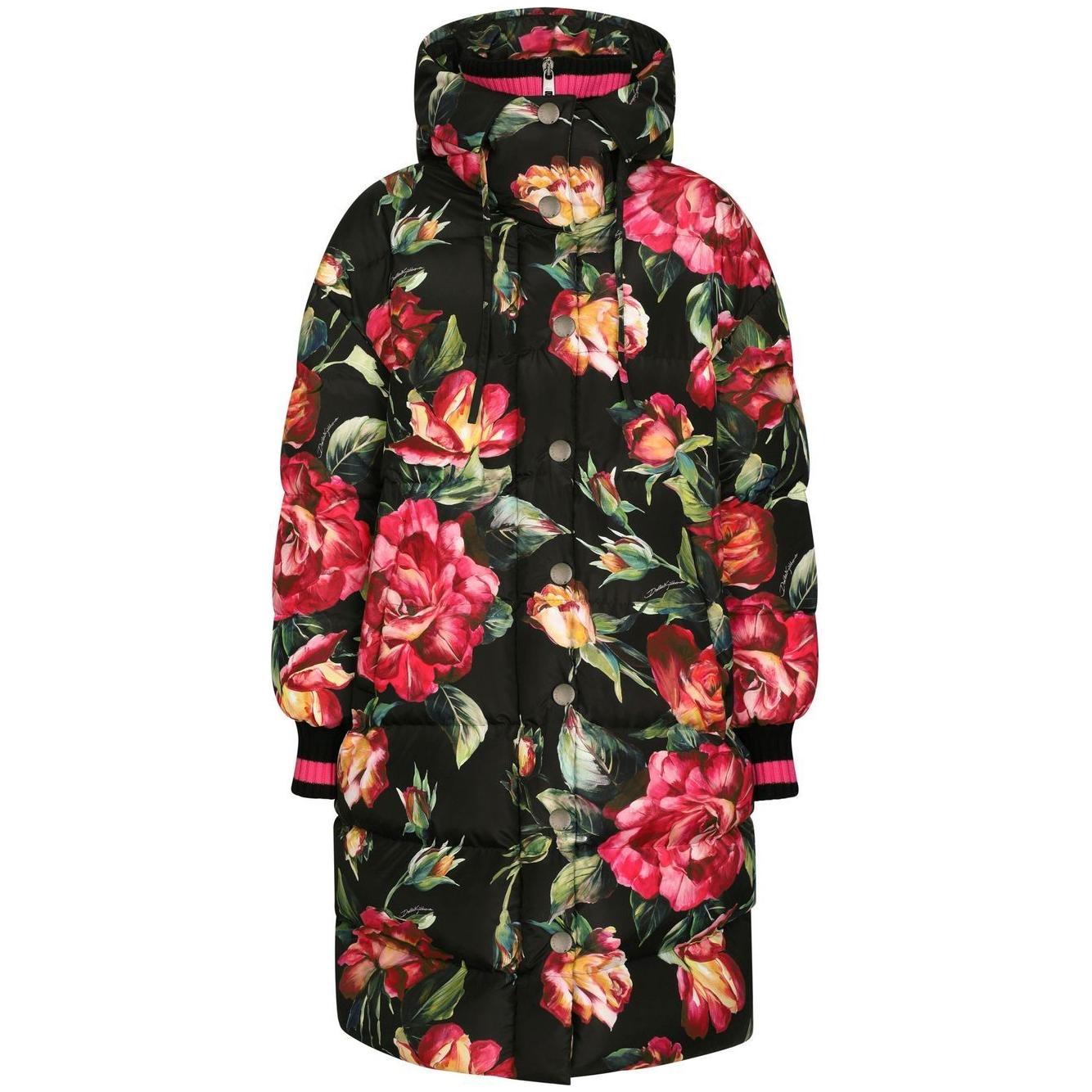 Dolce & Gabbana Coats Black Jackets Dolce & Gabbana Light Coral