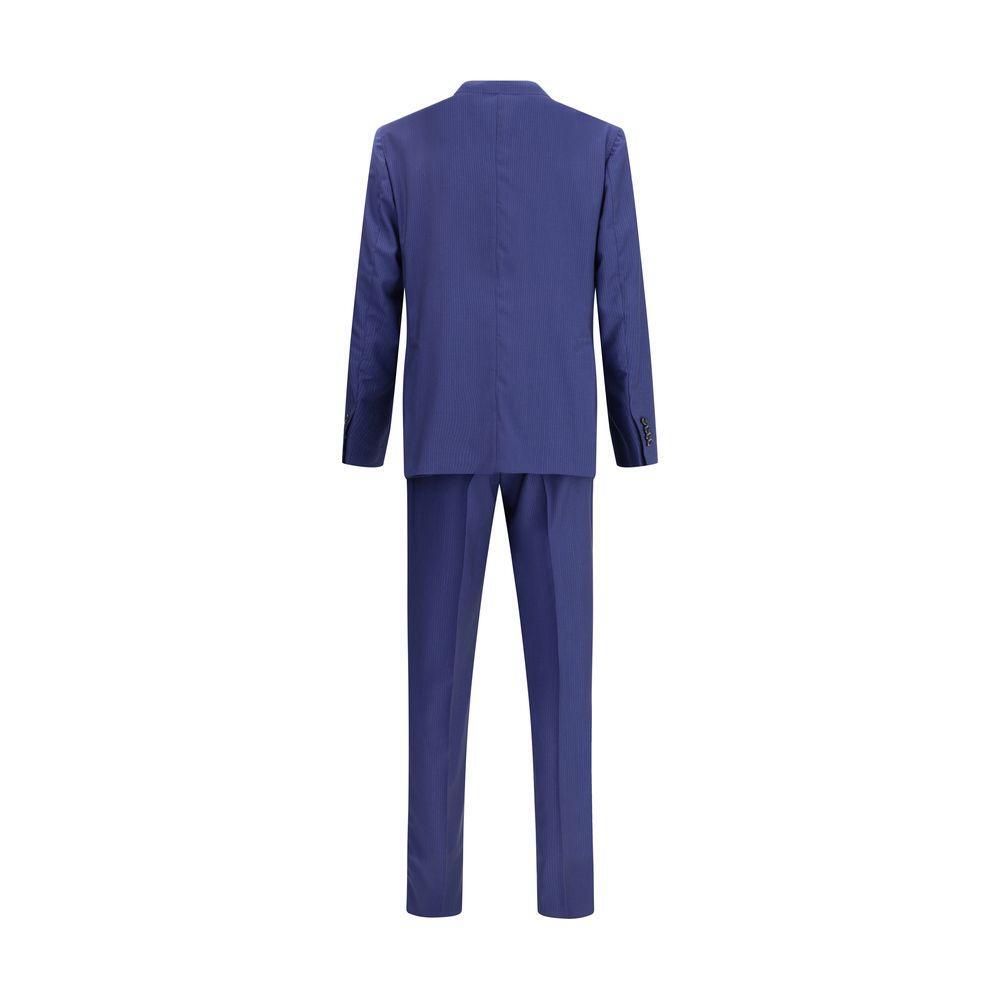 Gi Capri Striped Virgin Wool Suit GI-ROMA112605656-IT52 | XL