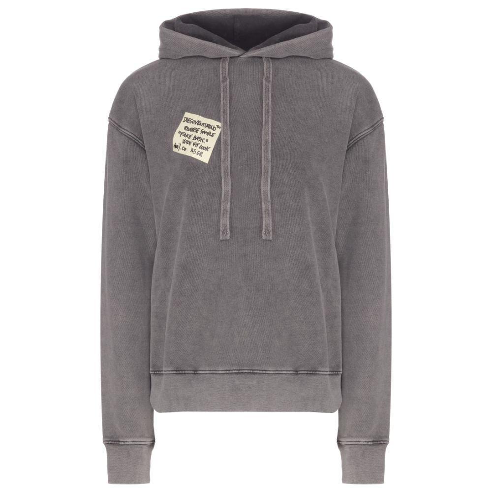 Diego Venturino Gray Cotton Sweater DI-15838-S