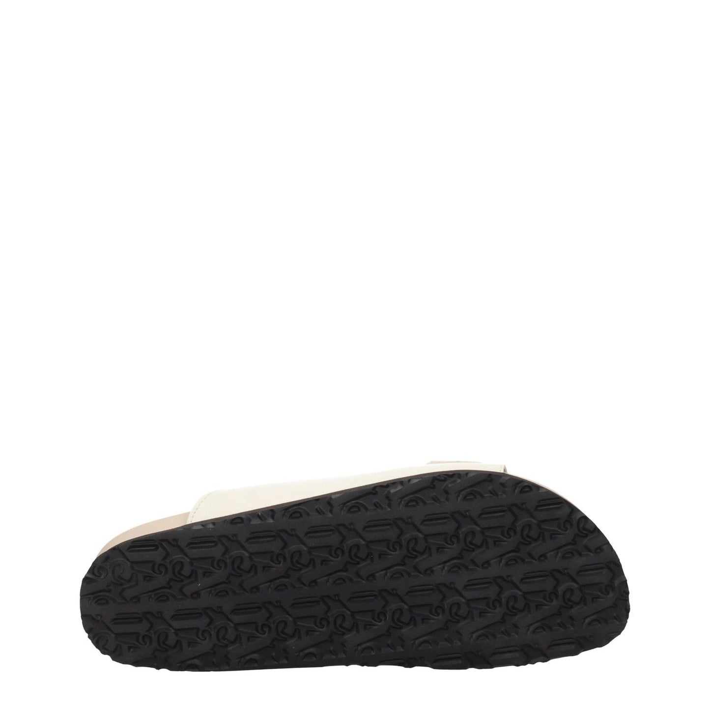 Palm Angels Beige Leather Slippers Sandals