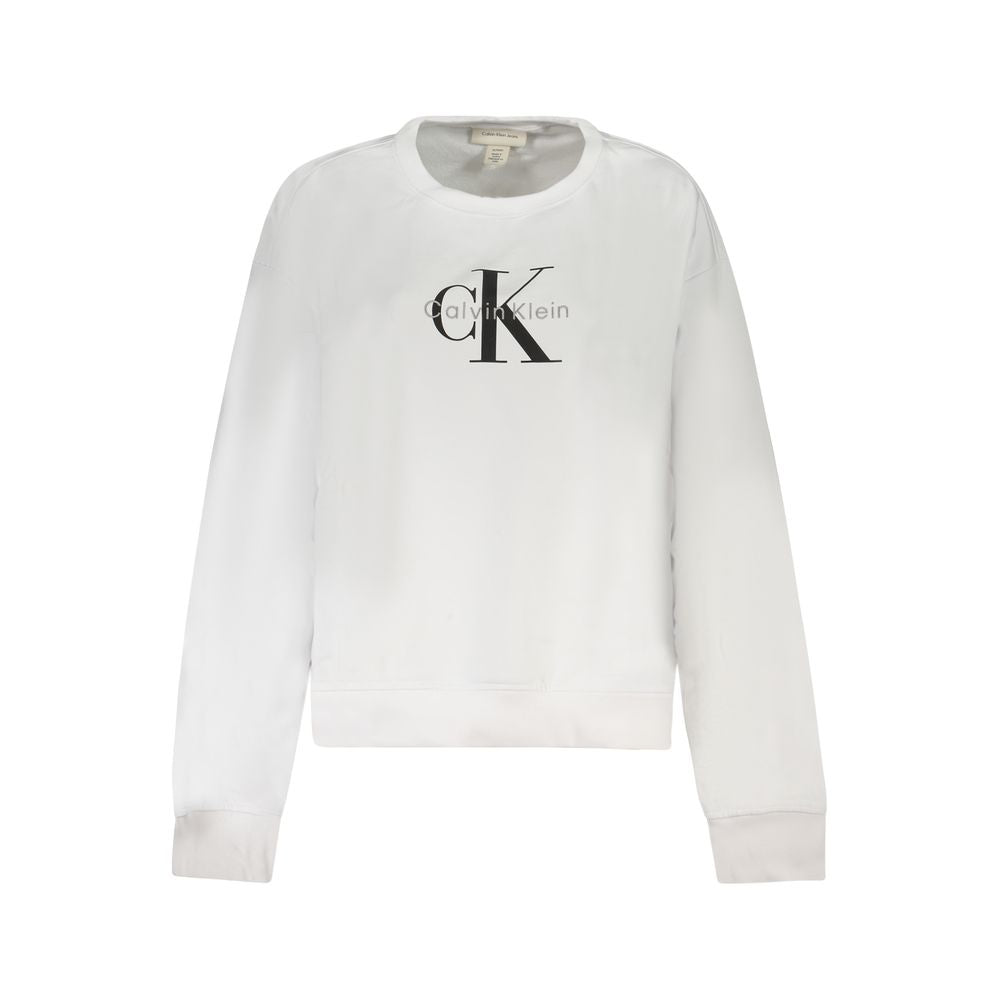 Calvin Klein White Cotton Women Sweater CA-39480-XL
