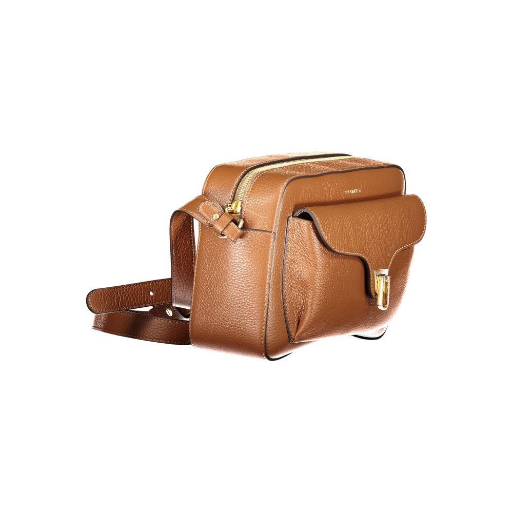 Coccinelle Brown Leather Women Handbag CO-39498