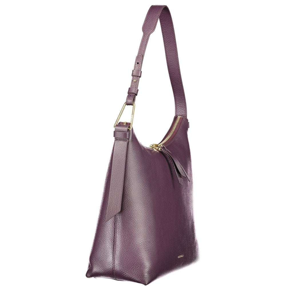 Coccinelle Purple Leather Women Handbag CO-39515