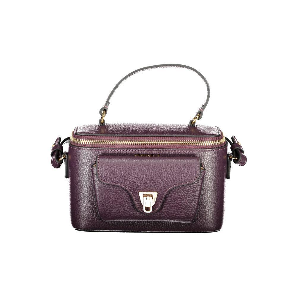 Coccinelle Purple Leather Women Handbag CO-39537