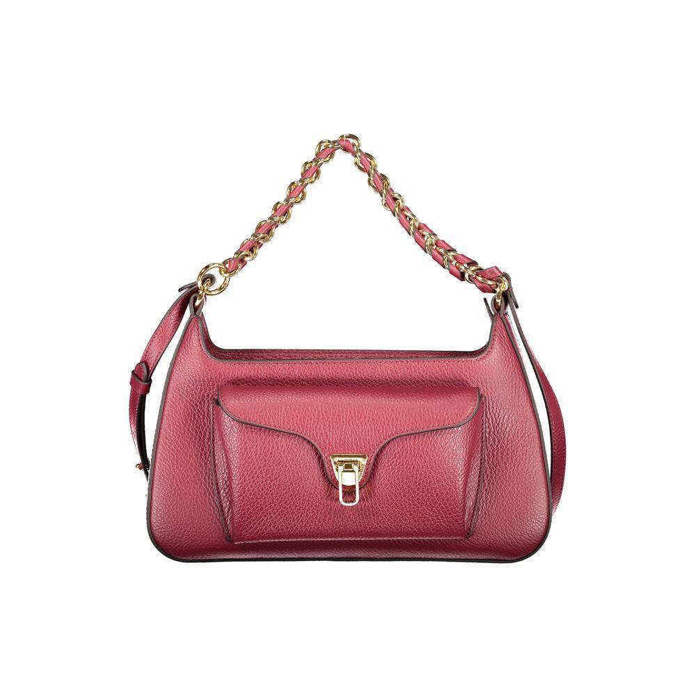 Coccinelle Purple Leather Women Handbag CO-39558
