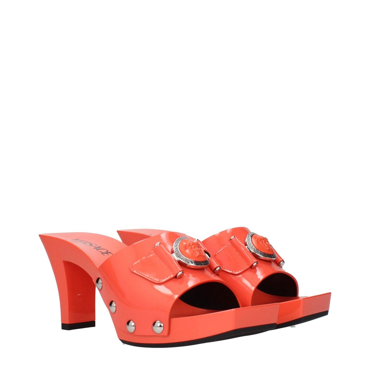 Versace Orange Leather Platforms VE-15265249624329-EU36.5/US6.5