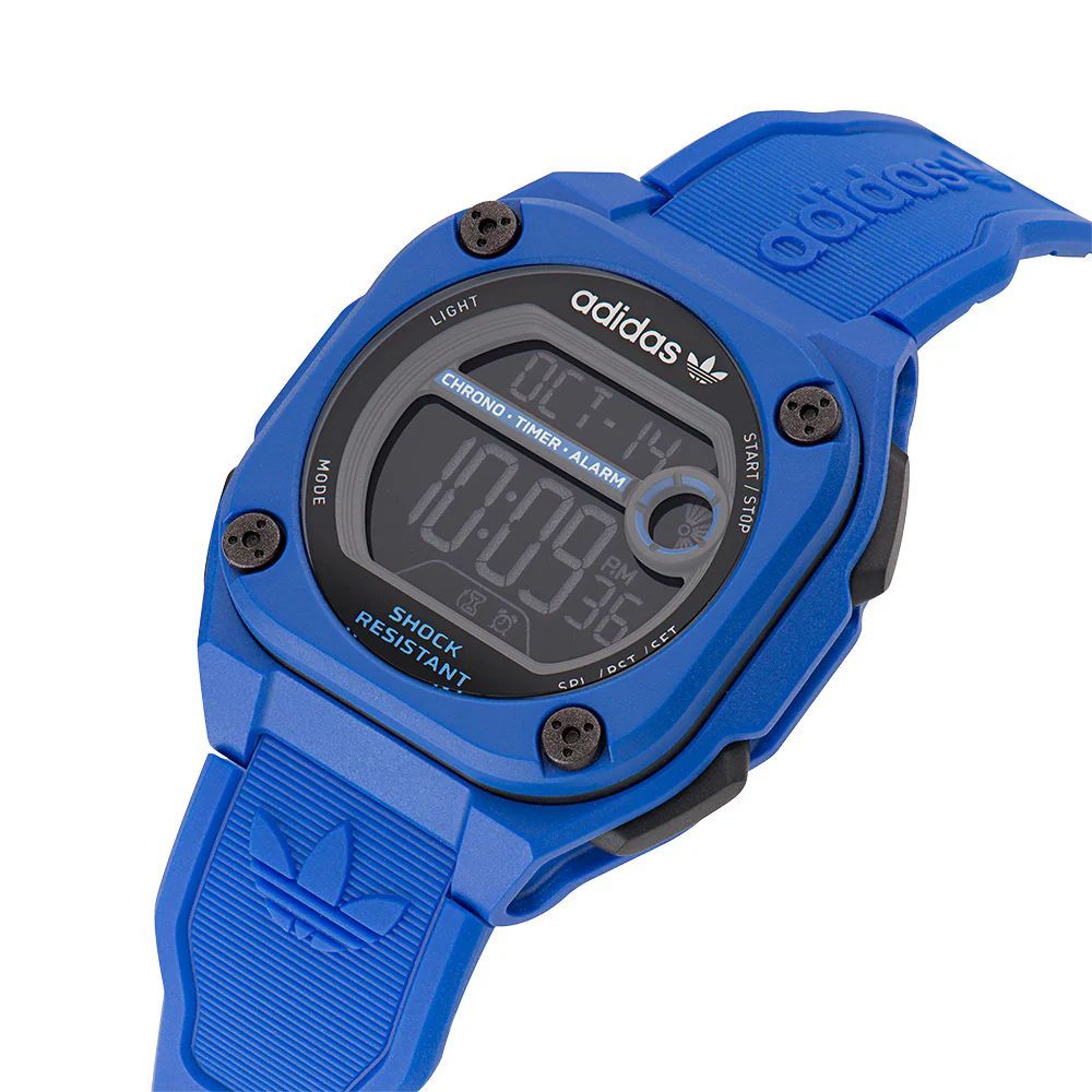 Adidas Blue Synthetic Digital Watch Adidas