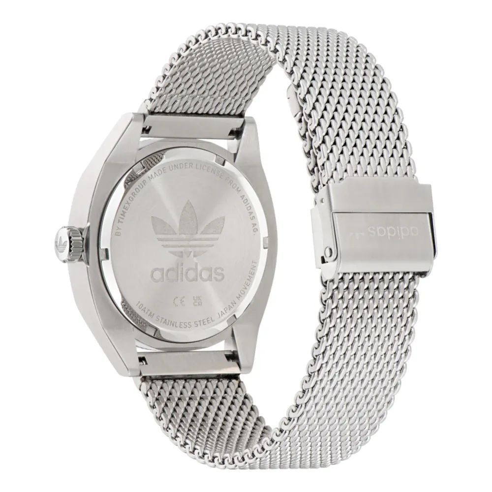 Adidas Gray Stainless Steel Sport Watch Adidas