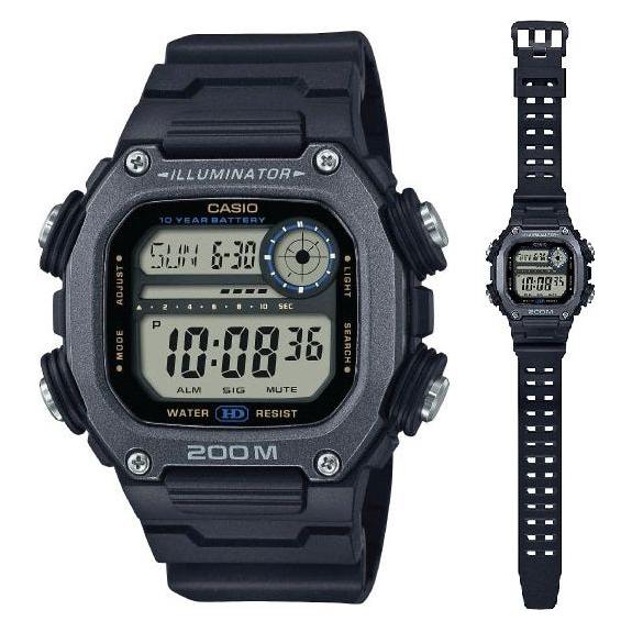 CASIO ILLUMINATOR DIVER 200m, 10 Years Battery - XL Strap WATCHES CASIO COLLECTION & VINTAGE Dark Slate Gray