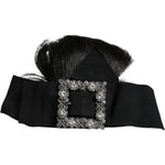 Dolce & Gabbana Black Hair Parrucchiera Crystal Headband Diadem Dolce & Gabbana Black