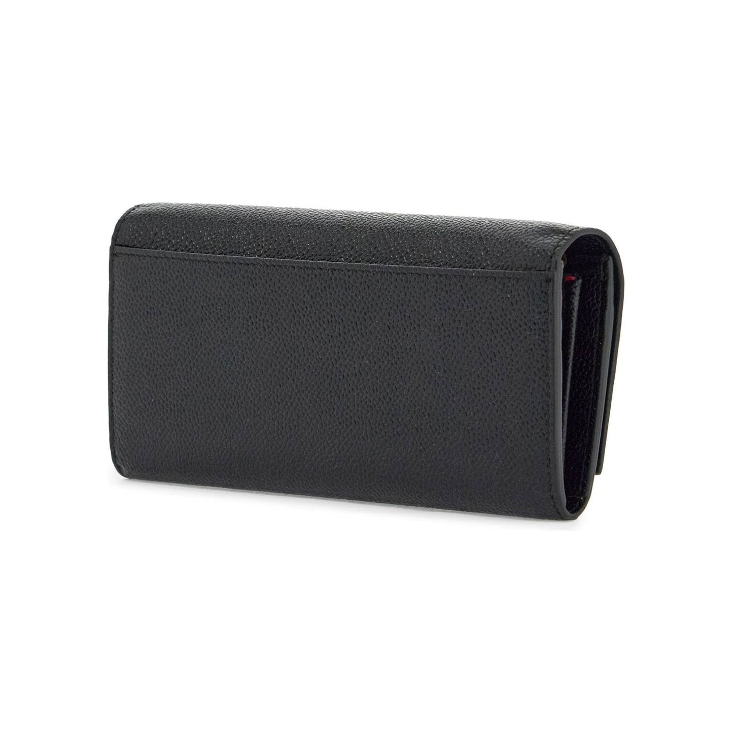 Thom Browne black calfskin chain wallet with rwb detail Wallets Thom Browne Dark Slate Gray