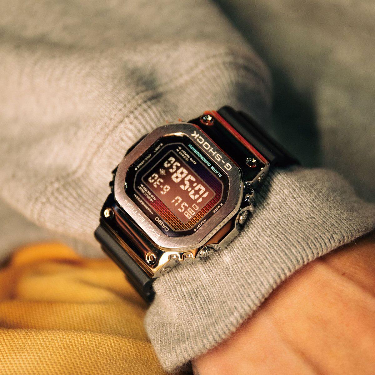 G-SHOCK Mod. THE ORIGIN METAL COVERED - RAINBOW BRICK WALL SERIE WATCHES CASIO G-SHOCK Dark Khaki