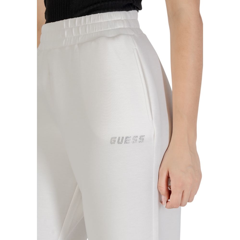 Guess Active Cream Viscose Joggers (Workout Pants) Guess Active