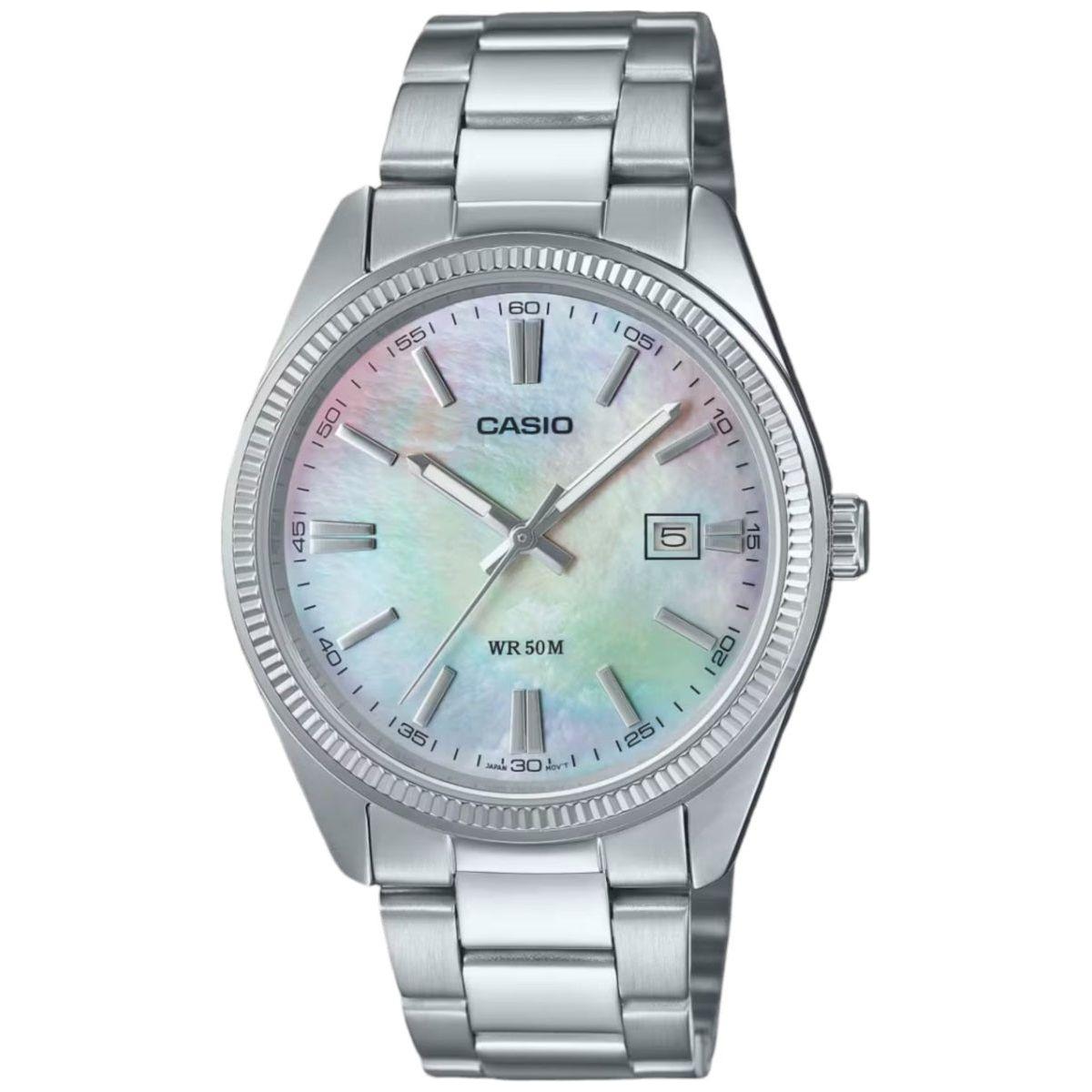 CASIO COLLECTION Mod. DATE - SILVER, MOP DEAL WATCHES CASIO COLLECTION & VINTAGE Gray