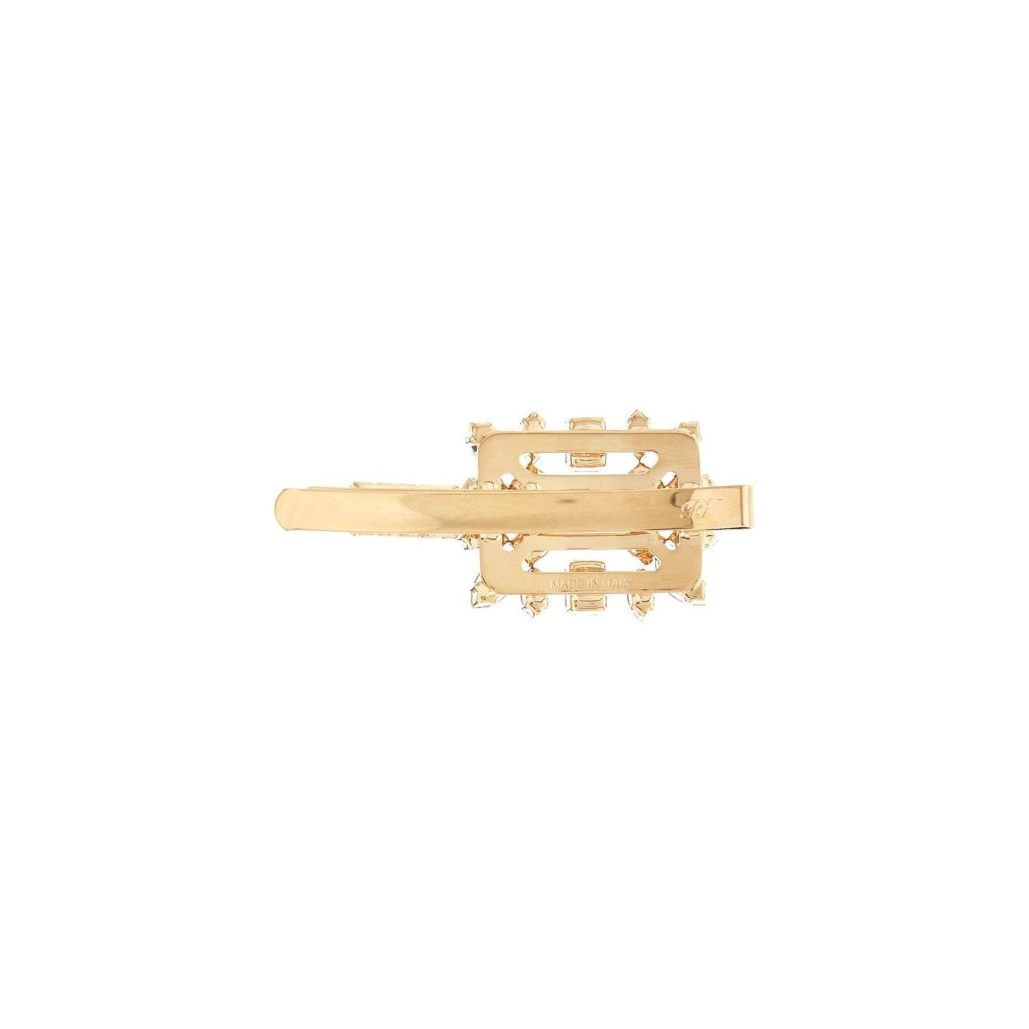Roger Vivier hair clip with decorative stones light gold Other Roger Vivier Light Goldenrod
