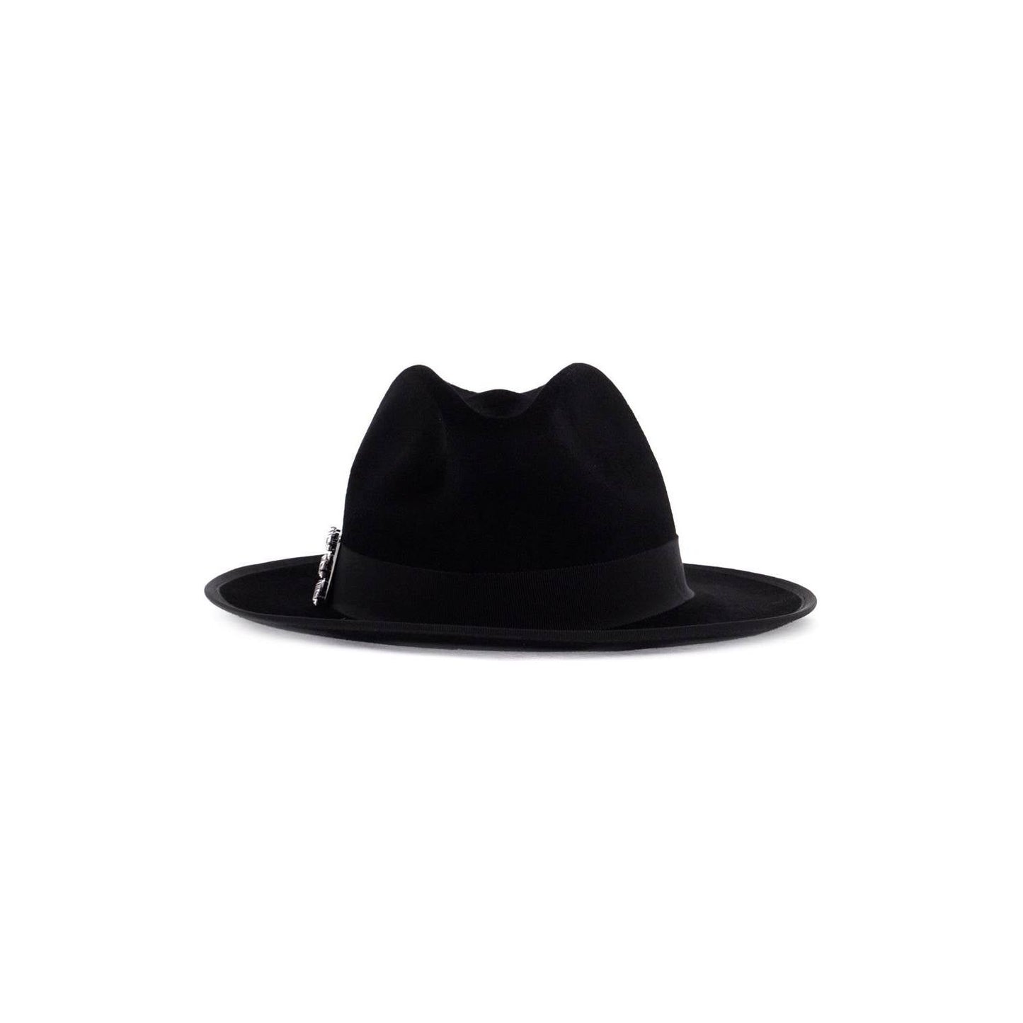 Roger Vivier "felted wool fedora très vivier Scarves Hats & Gloves Roger Vivier Black