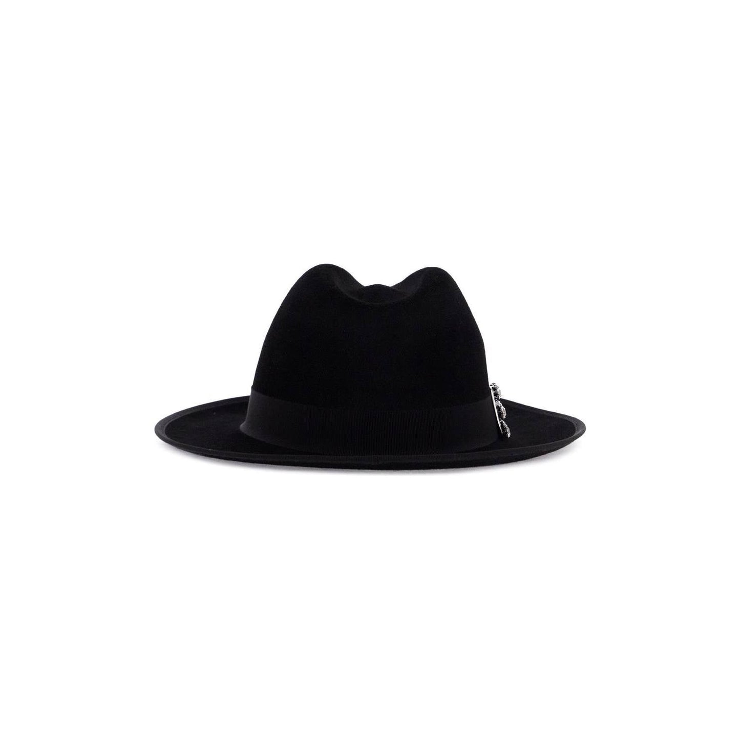 Roger Vivier "felted wool fedora très vivier Scarves Hats & Gloves Roger Vivier Black