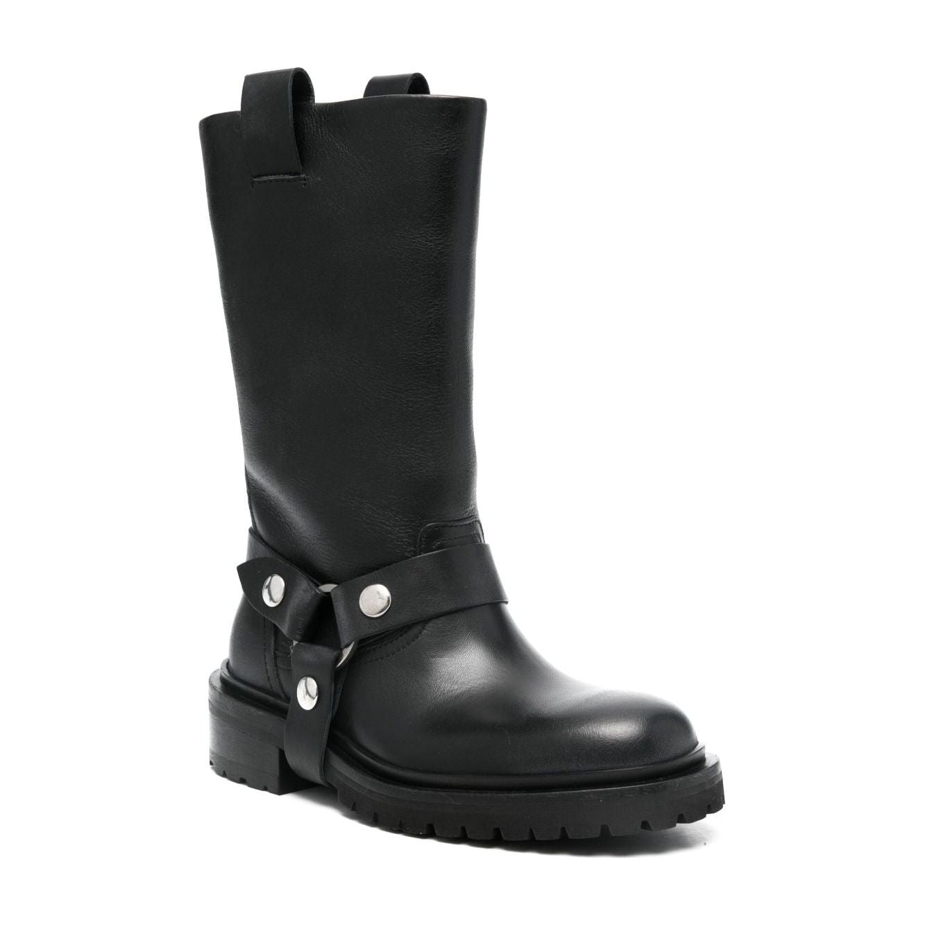 Golden Goose leather biker boots