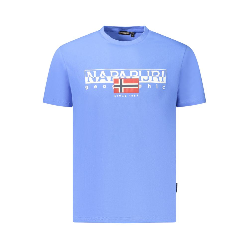 Napapijri Napapijri Blue Cotton Men T-Shirt