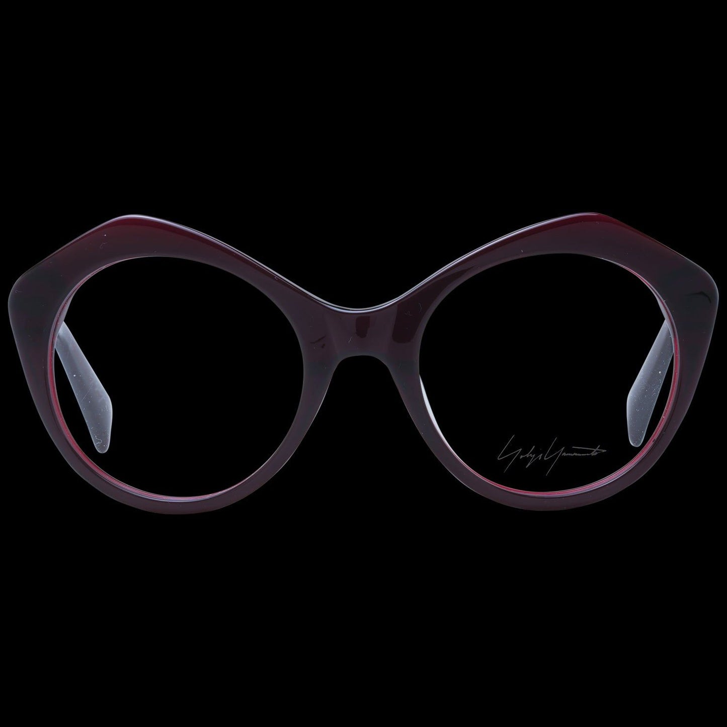 YOHJI YAMAMOTO MOD. YY1004 51219 SUNGLASSES & EYEWEAR YOHJI YAMAMOTO EYEWEAR Black