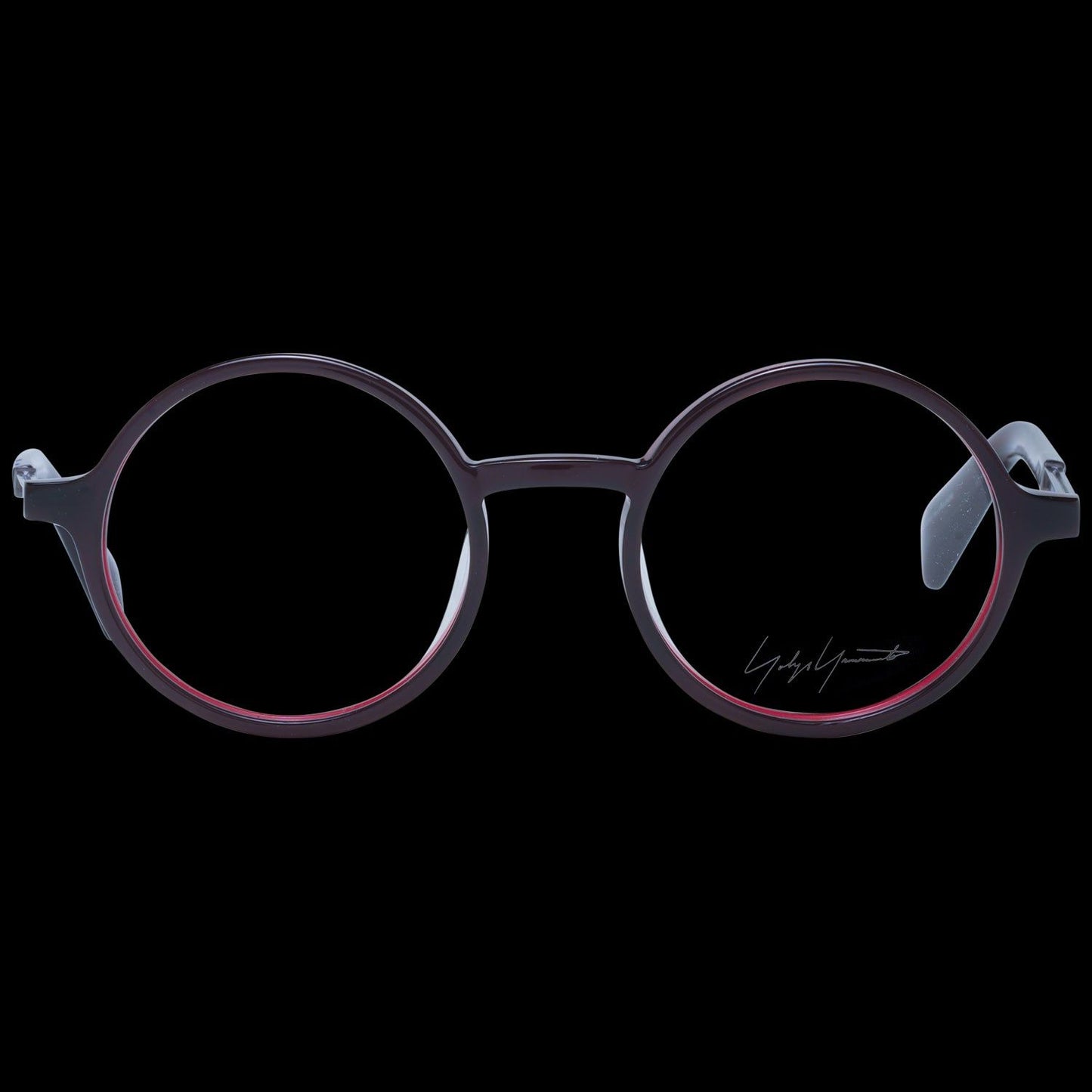YOHJI YAMAMOTO MOD. YY1006 47219 SUNGLASSES & EYEWEAR YOHJI YAMAMOTO EYEWEAR Black
