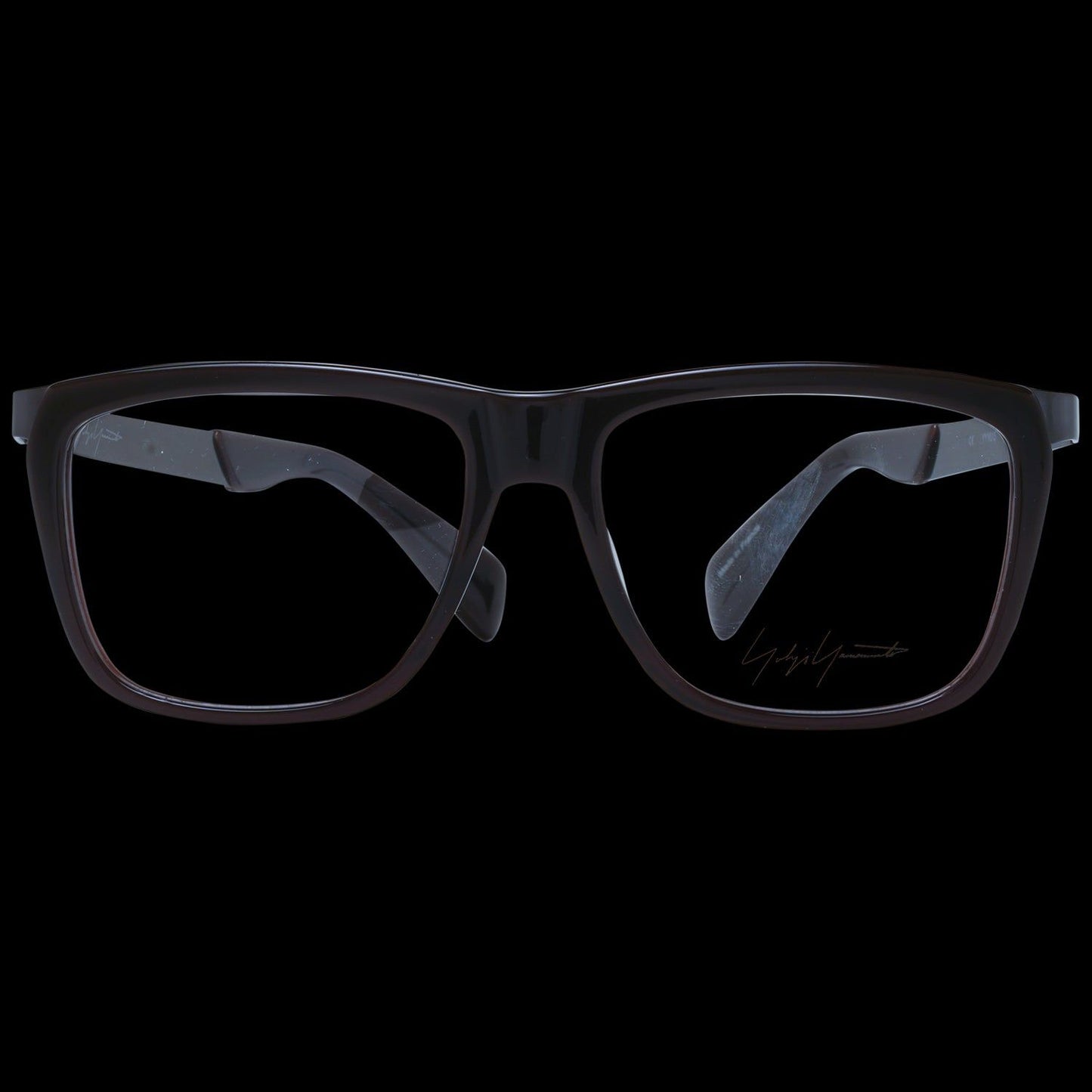 YOHJI YAMAMOTO MOD. YY1015 55108 SUNGLASSES & EYEWEAR YOHJI YAMAMOTO EYEWEAR Black