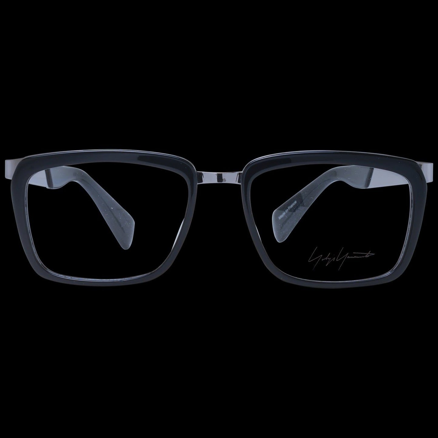 YOHJI YAMAMOTO MOD. YY1016 54019 SUNGLASSES & EYEWEAR YOHJI YAMAMOTO EYEWEAR Black