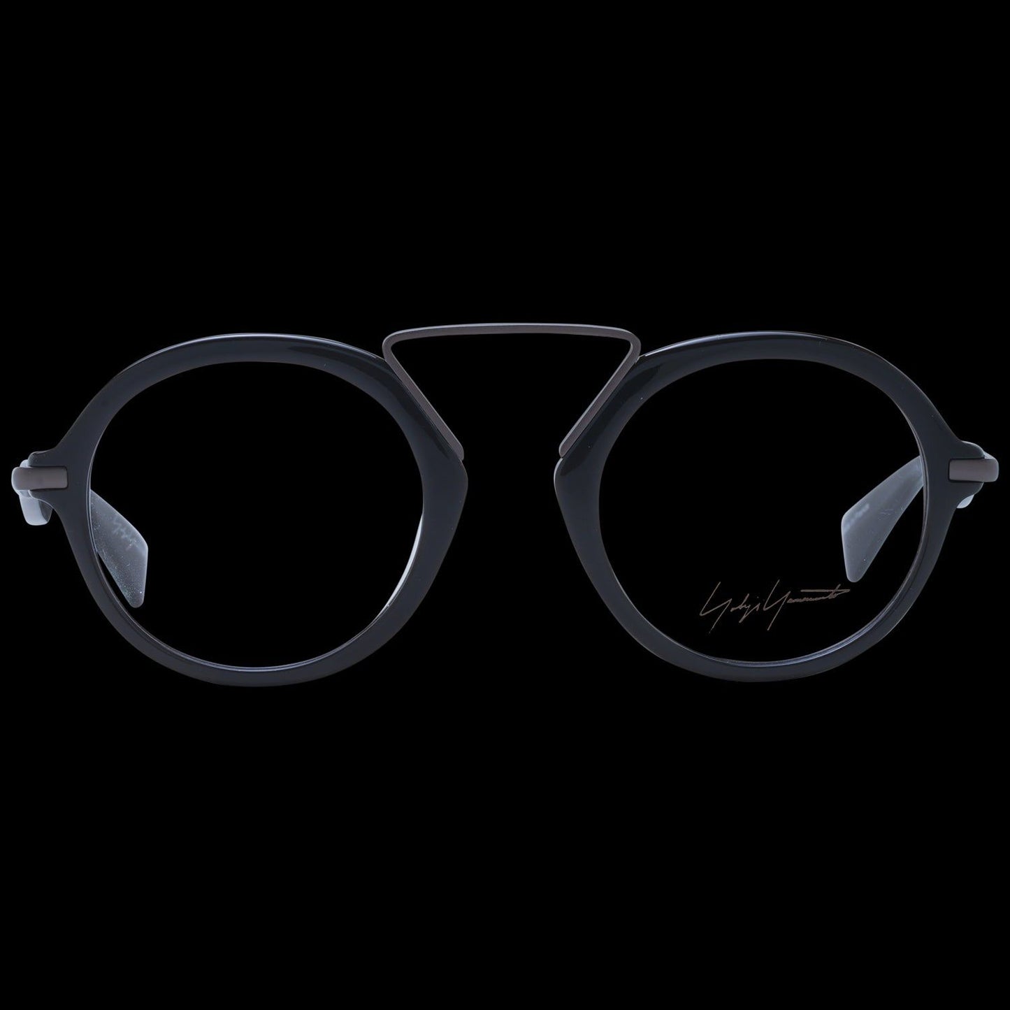 YOHJI YAMAMOTO MOD. YY1017 49914 SUNGLASSES & EYEWEAR YOHJI YAMAMOTO EYEWEAR Black