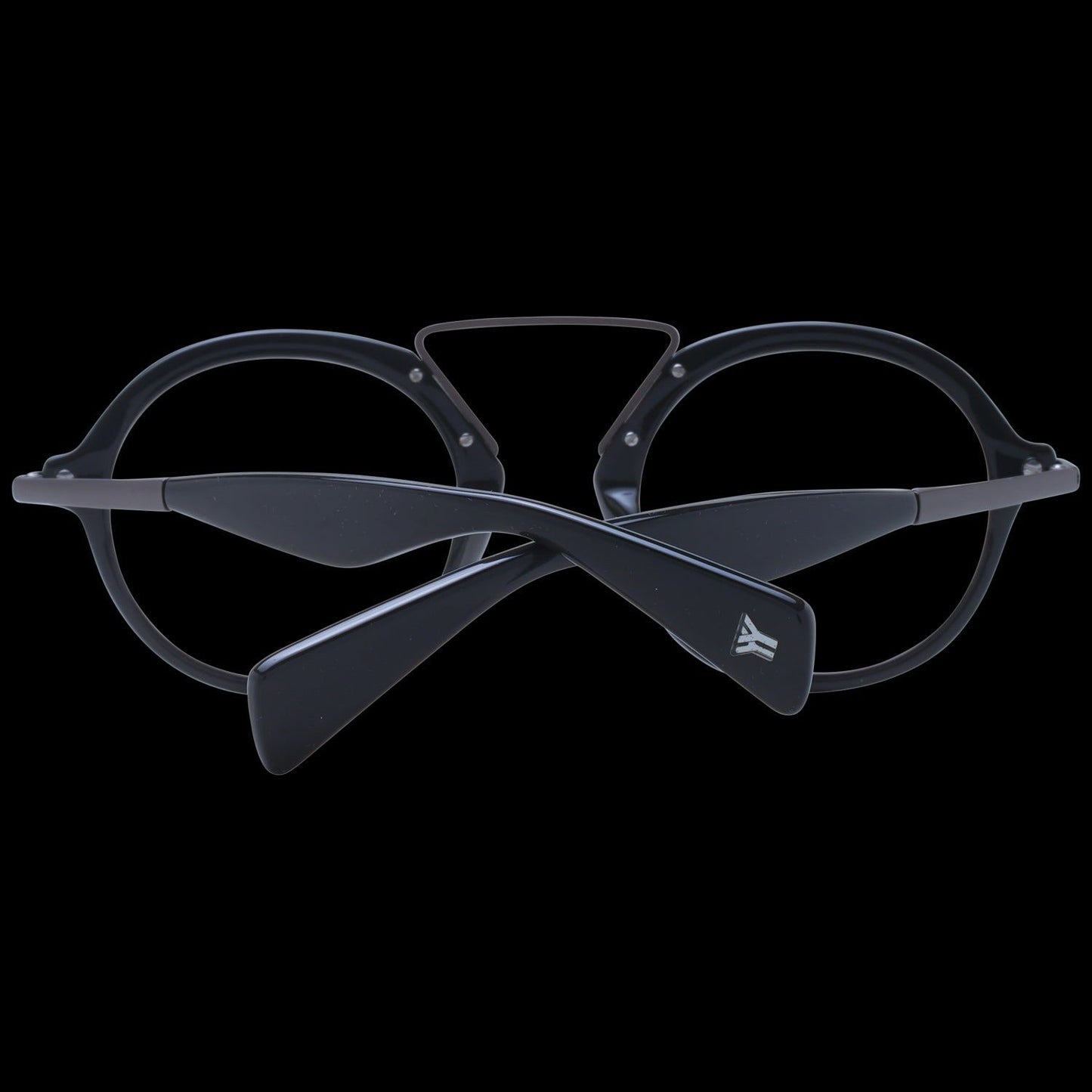 YOHJI YAMAMOTO MOD. YY1017 49914 SUNGLASSES & EYEWEAR YOHJI YAMAMOTO EYEWEAR Black