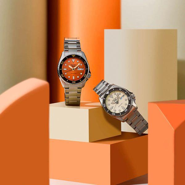 SEIKO MOD. SRPK35K1 WATCHES SEIKO 5 Coral