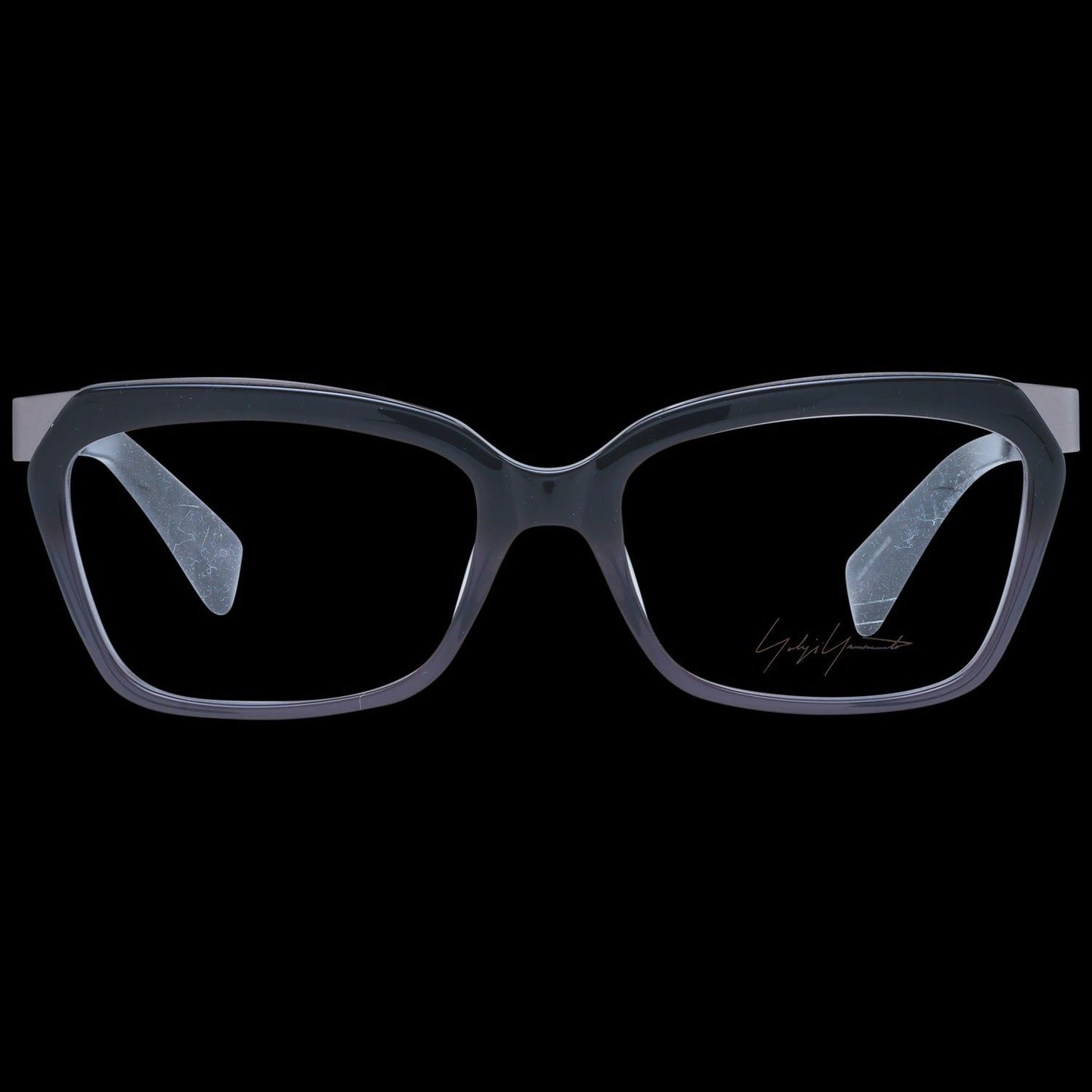 YOHJI YAMAMOTO MOD. YY1014 54909 SUNGLASSES & EYEWEAR YOHJI YAMAMOTO EYEWEAR Black