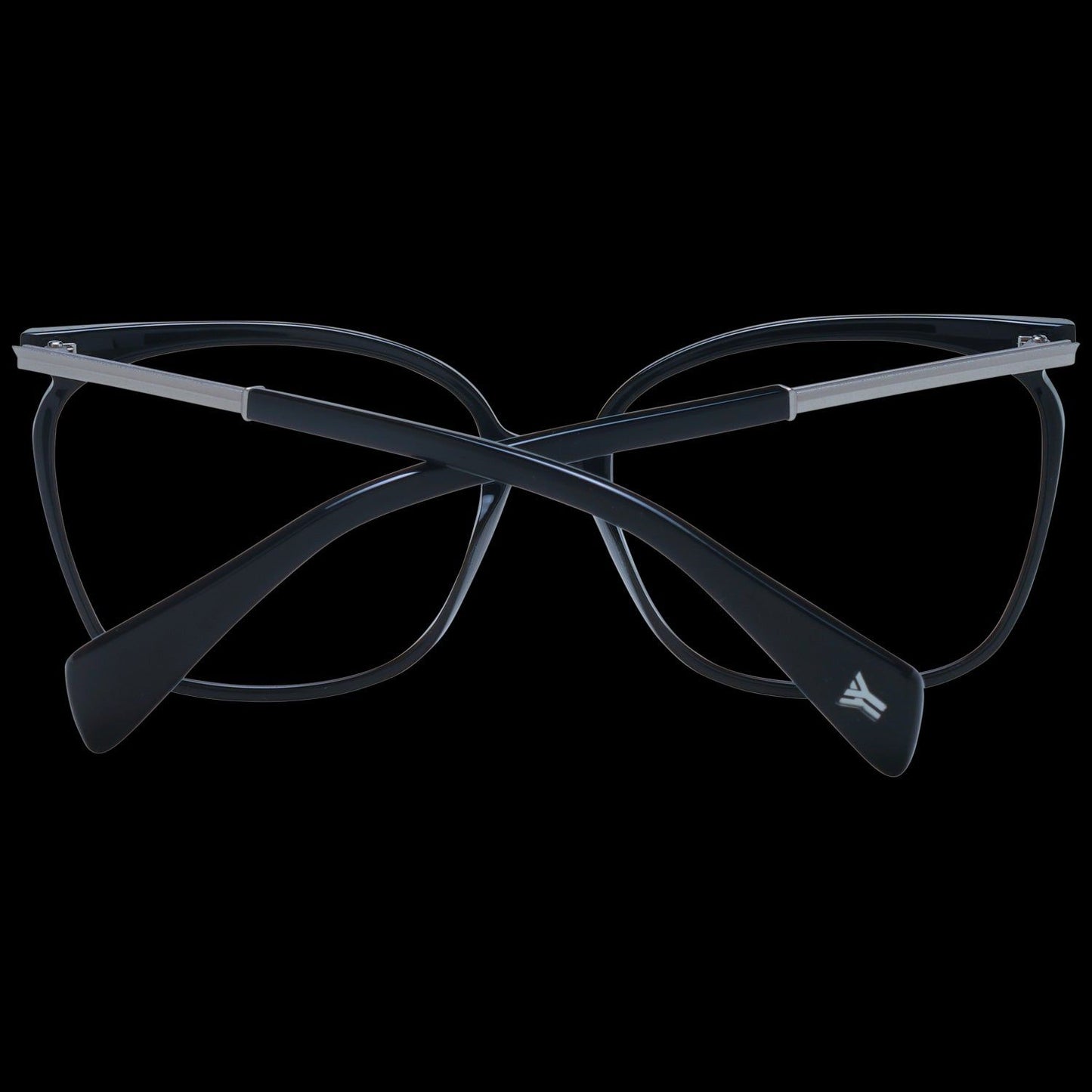 YOHJI YAMAMOTO MOD. YY1028 58019 SUNGLASSES & EYEWEAR YOHJI YAMAMOTO EYEWEAR Black
