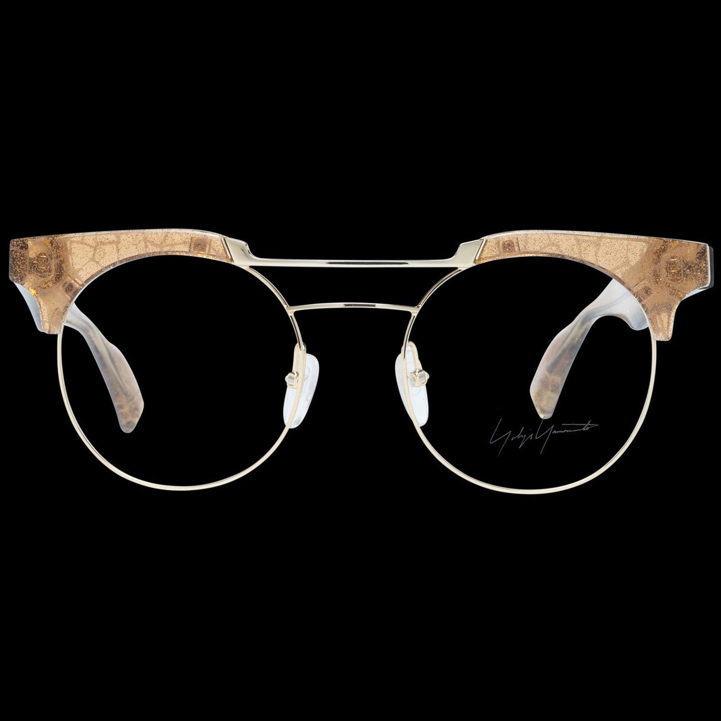 YOHJI YAMAMOTO MOD. YY3009 49180 SUNGLASSES & EYEWEAR YOHJI YAMAMOTO EYEWEAR Black