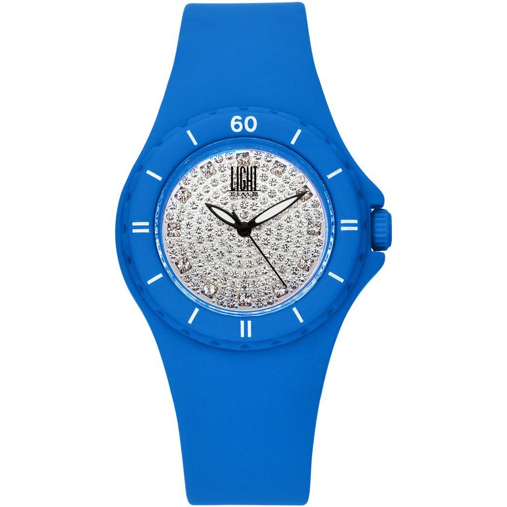 LIGHT TIME Mod. SILICON STRASS WATCHES LIGHT TIME Royal Blue