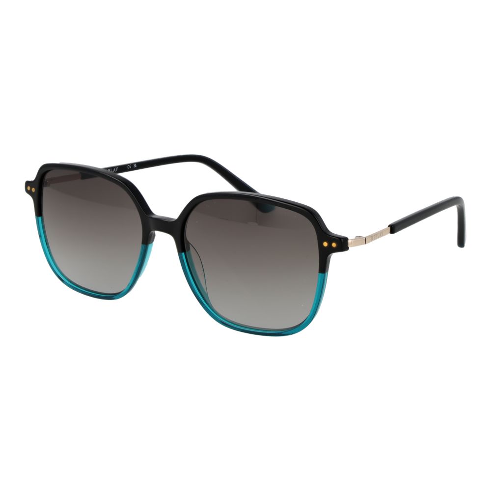 Replay Black Plastic Sunglasses 1728,67345776800,Accessories,Black,Glasses and Sunglasses - Accessories,New with tags,Replay,Sunglasses - Glasses and Sunglasses - Accessories,Women