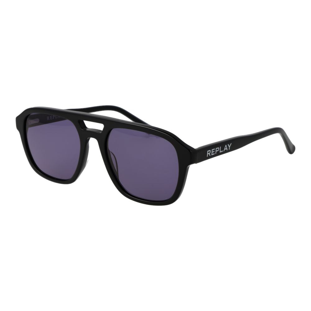 Replay Black Plastic Sunglasses 1728,67345776800,Accessories,Black,Glasses and Sunglasses - Accessories,Men,New with tags,Replay,Sunglasses - Glasses and Sunglasses - Accessories