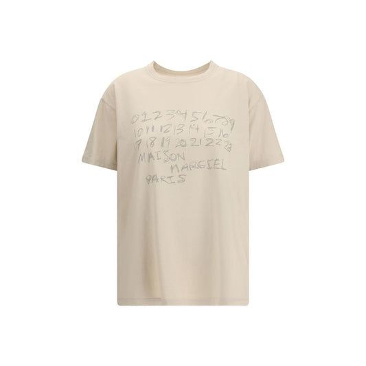 Margiela Beige Cotton T-Shirt 1728,72470364320,Beige,Clothing,L,M,Margiela,New with tags,S,T-Shirts - Clothing,T-Shirts - T-Shirts - Clothing,Women,XL