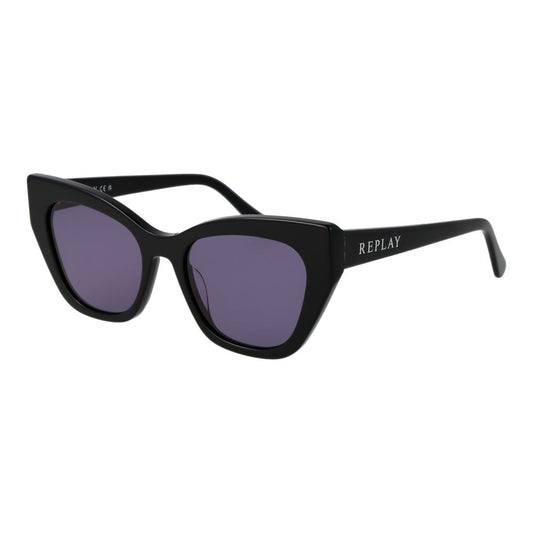 Replay Black Plastic Sunglasses 1728,67345776800,Accessories,Black,Glasses and Sunglasses - Accessories,New with tags,Replay,Sunglasses - Glasses and Sunglasses - Accessories,Women