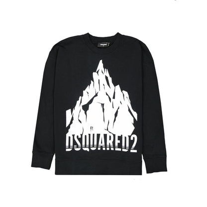 Dsquared² Black Cotton Sweatshirt 1728,75611013280,Black,Clothing,Dsquared²,M,Men,New with tags,Sweaters - Clothing,Sweatshirts - Sweaters - Clothing