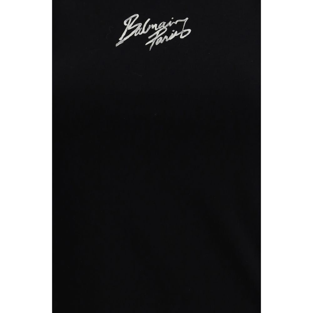 Balmain Black Cotton Top 1728,72470364320,Balmain,Black,Clothing,L,New with tags,Sportswear - Clothing,Tops - Sportswear - Clothing,Women