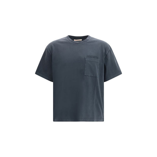 Marni Black Cotton T-Shirt 1728,72470364320,Black,Clothing,IT46 | S,IT50 | L,IT52 | XL,Marni,Men,New with tags,T-Shirts - Clothing