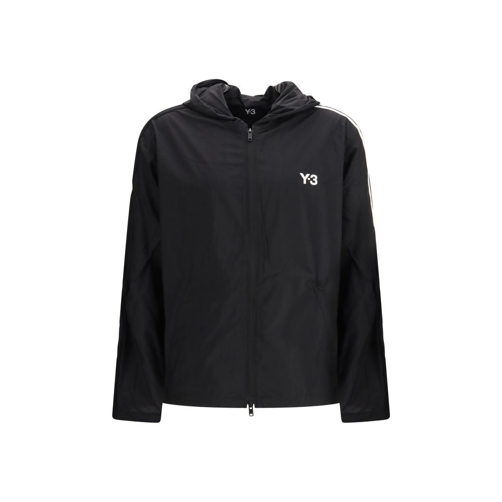 Y-3 Black Polyamide Shell Jacket 1728,72470364320,Black,Clothing,Jackets & Coats - Clothing,L,M,Men,New with tags,S,Shell Jackets - Jackets & Coats - Clothing,Sportswear - Clothing,XL,Y-3