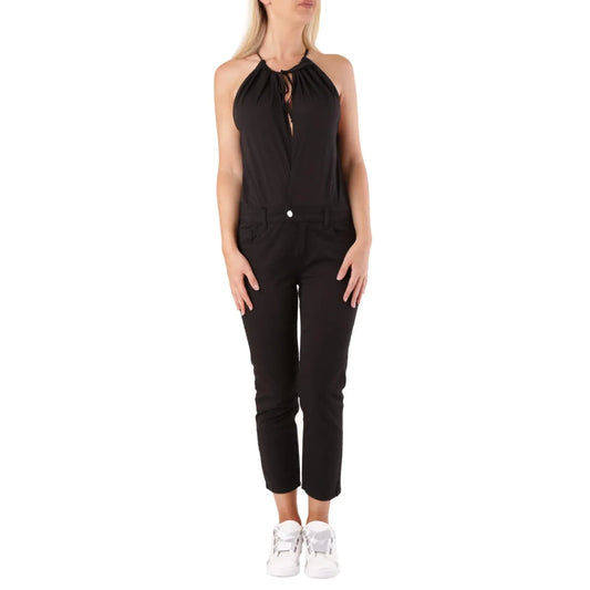Met Black Cotton Jumpsuit