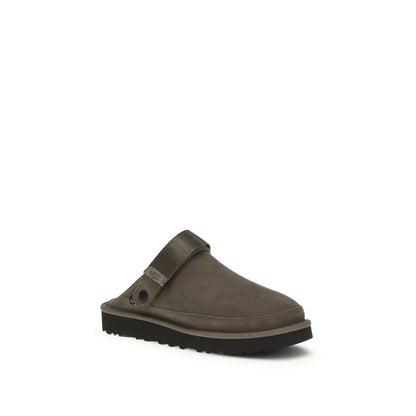 UGG Brown Calf Leather Bos Taurus Mules 1728,72470364320,Brown,EU42/US9,EU43/US10,EU44/US11,EU45/US12,EU46/US13,Flats - Shoes,Men,Mules - Flats - Shoes,New with tags,Shoes,UGG