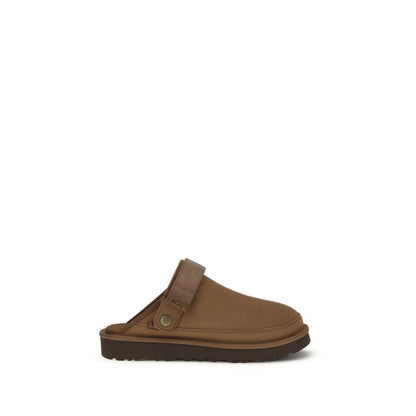 UGG Brown Calf Leather Bos Taurus Mules 1728,72470364320,Brown,EU42/US9,EU43/US10,EU44/US11,EU45/US12,EU46/US13,Flats - Shoes,Men,Mules - Flats - Shoes,New with tags,Shoes,UGG