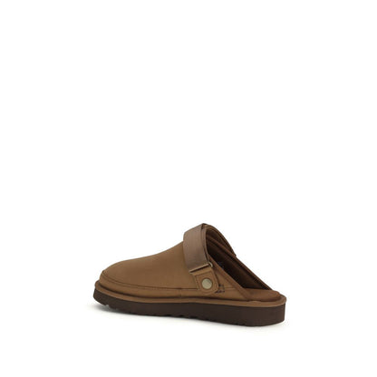 UGG Brown Calf Leather Bos Taurus Mules 1728,72470364320,Brown,EU42/US9,EU43/US10,EU44/US11,EU45/US12,EU46/US13,Flats - Shoes,Men,Mules - Flats - Shoes,New with tags,Shoes,UGG