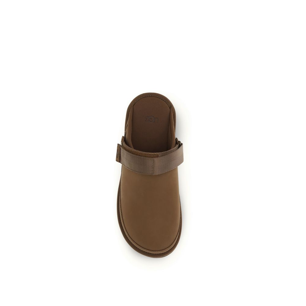 UGG Brown Calf Leather Bos Taurus Mules 1728,72470364320,Brown,EU42/US9,EU43/US10,EU44/US11,EU45/US12,EU46/US13,Flats - Shoes,Men,Mules - Flats - Shoes,New with tags,Shoes,UGG